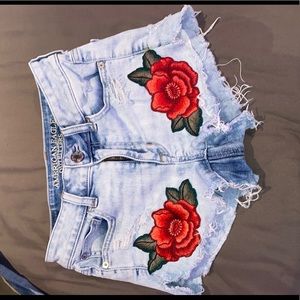 American Eagle high rise shorts